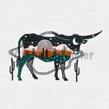 Load image into Gallery viewer, Whimsical Longhorn