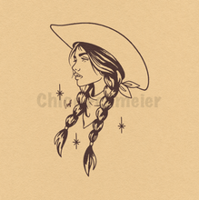 Load image into Gallery viewer, Cowgirl Portrait