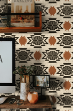 Load image into Gallery viewer, Modern Aztec - Removable Wallpaper