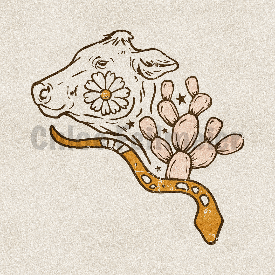 Boho Snake + Cow