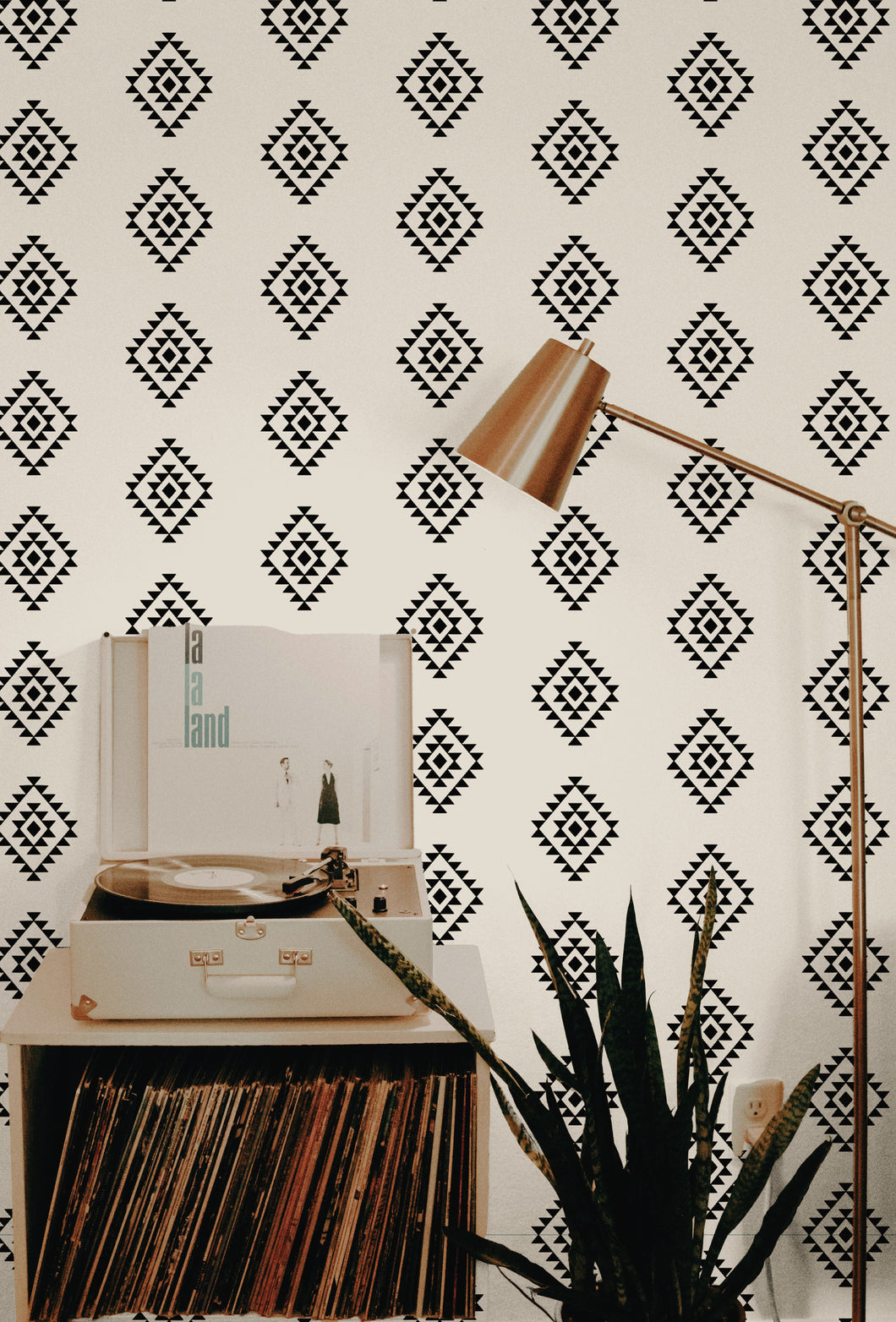 Subtle Aztec - Removable Wallpaper