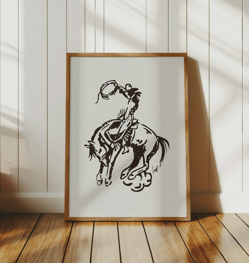 Cowboy Slim - Giclée Fine Art Print