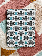 Load image into Gallery viewer, Blue Modern Aztec - Notebook
