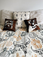 Load image into Gallery viewer, Boho Skull &amp; Cactus - Duvet Cover
