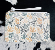 Load image into Gallery viewer, Boho Skull &amp; Cactus - Clutch Bag
