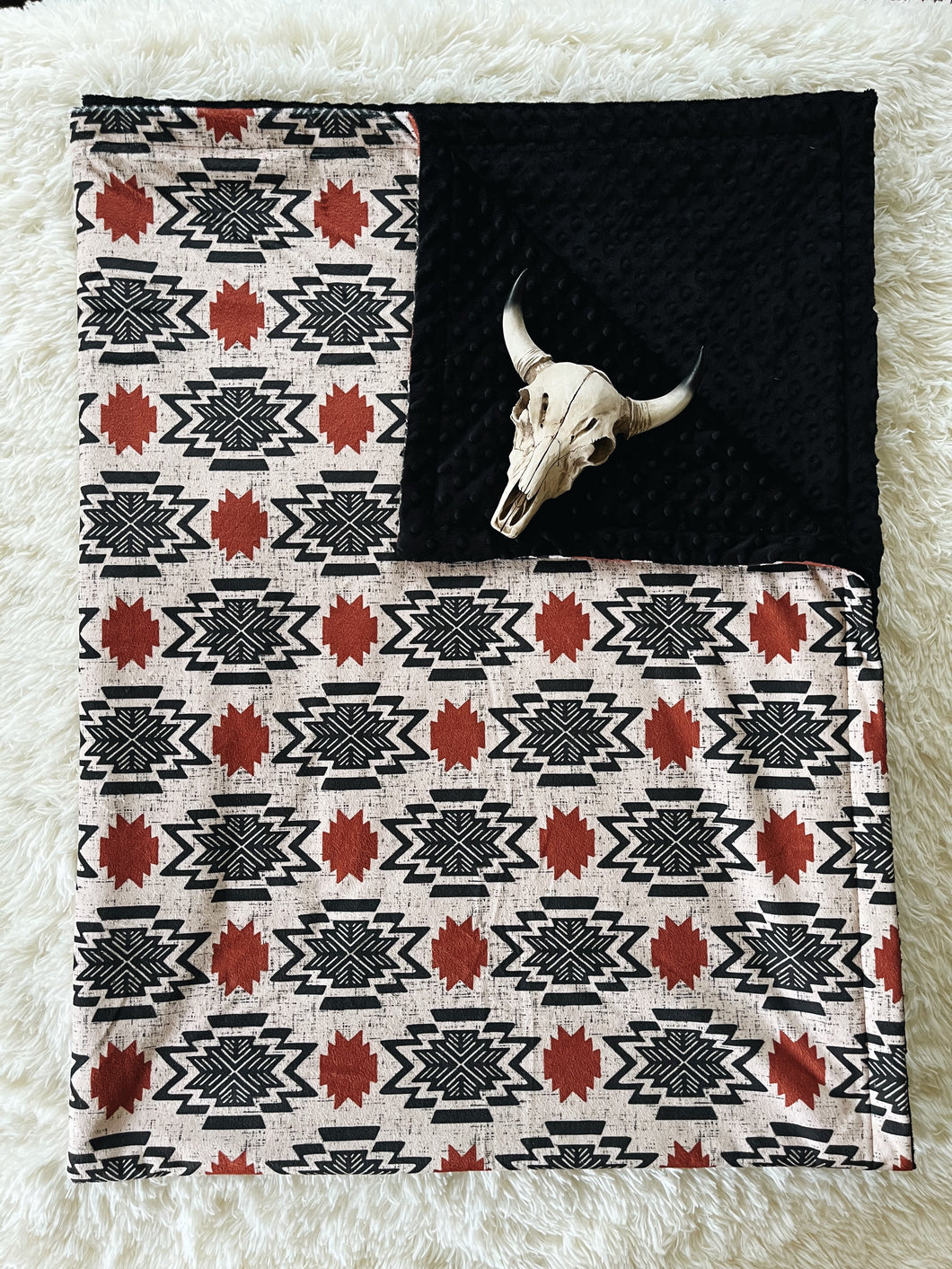 Modern Aztec - Minky Blanket
