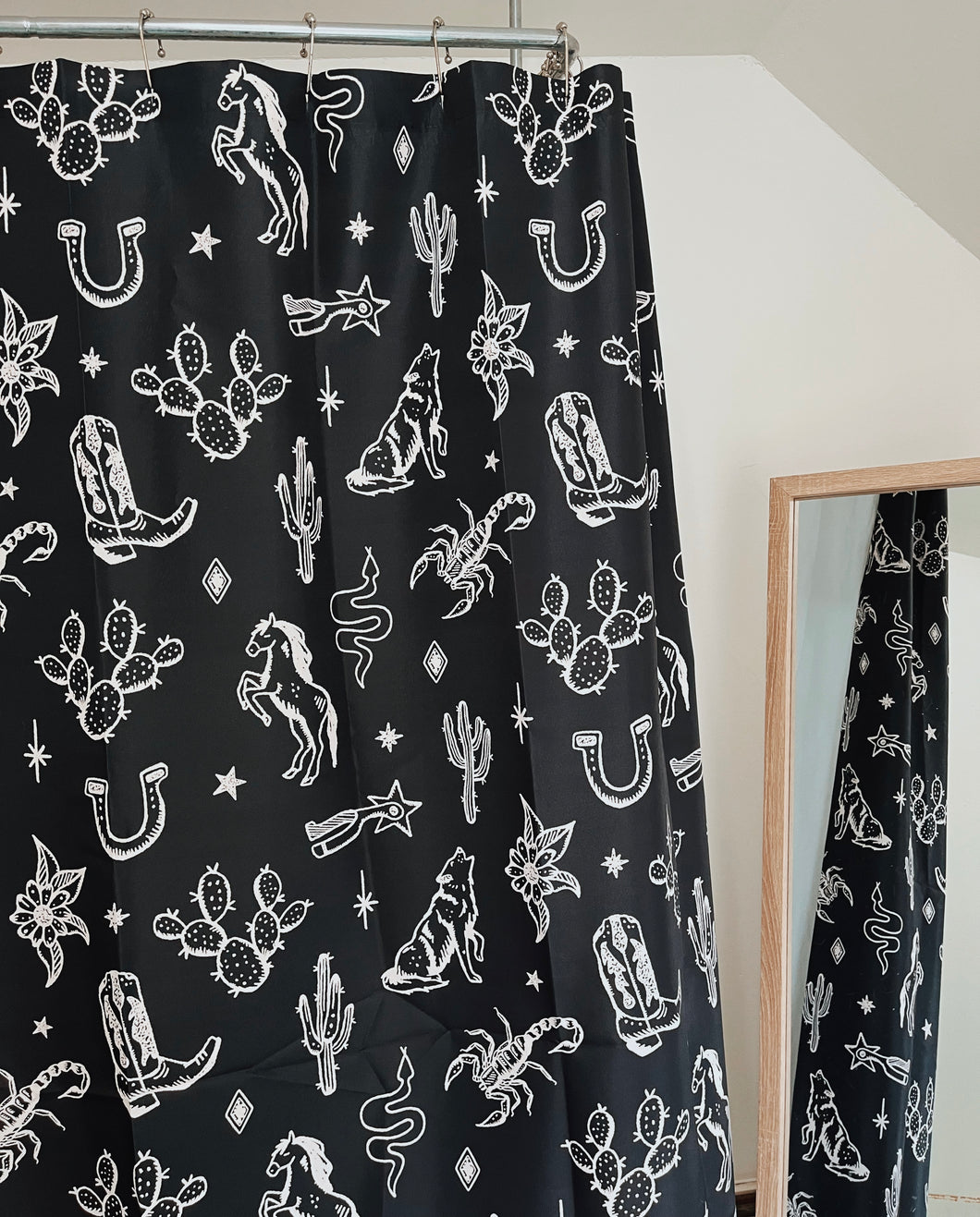 Night Out West - Shower Curtain