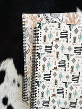 Load image into Gallery viewer, Boho Skull &amp; Cactus Notebook
