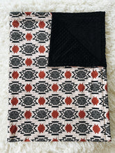Load image into Gallery viewer, Modern Aztec - Minky Blanket
