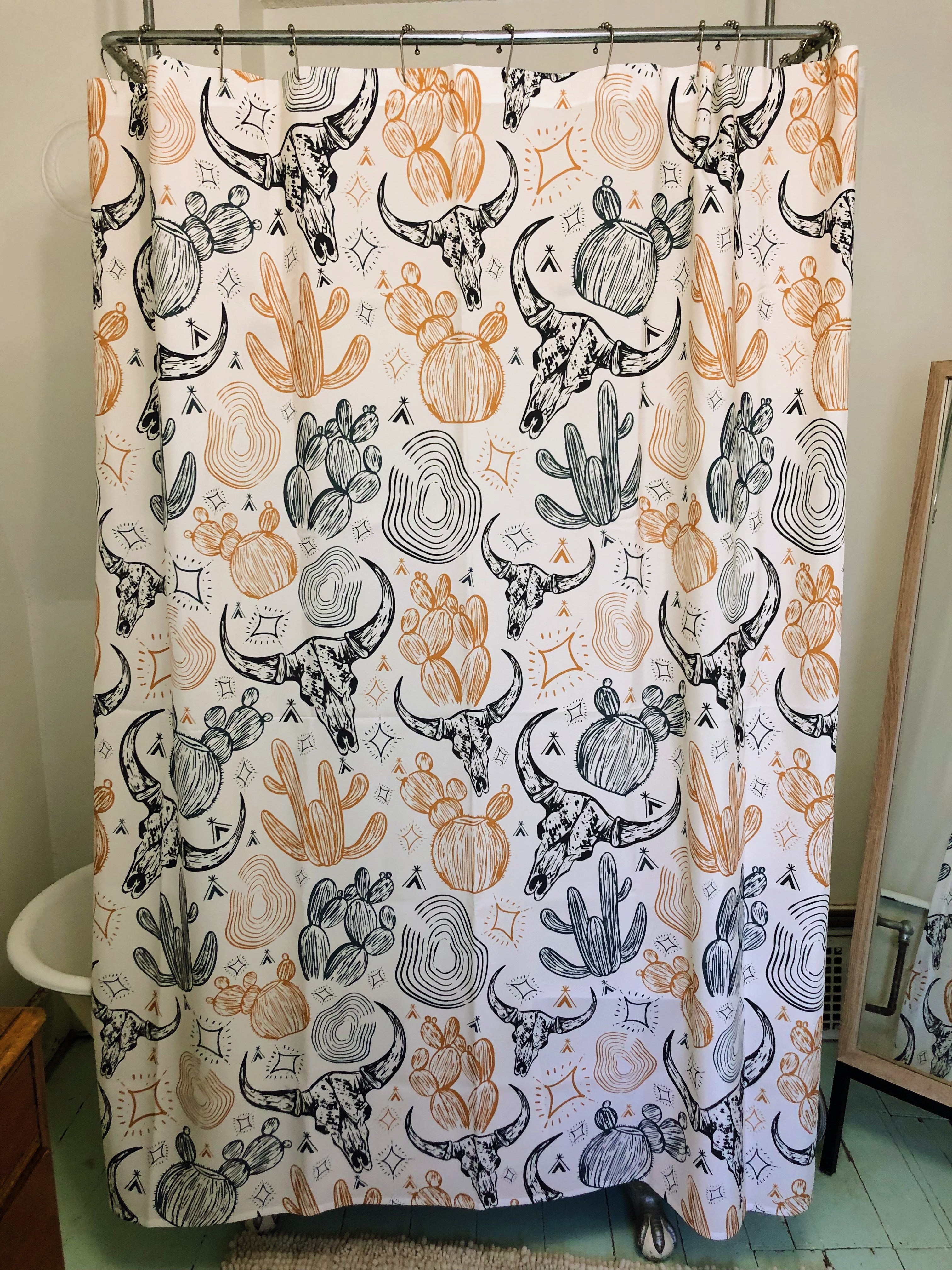 Boho Skull & Cactus