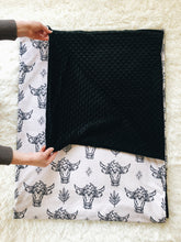 Load image into Gallery viewer, Cowdy - Minky Blanket

