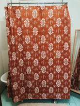 Load image into Gallery viewer, Rust Cactus Blossom - Shower Curtain
