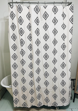 Load image into Gallery viewer, Subtle Aztec - Shower Curtain
